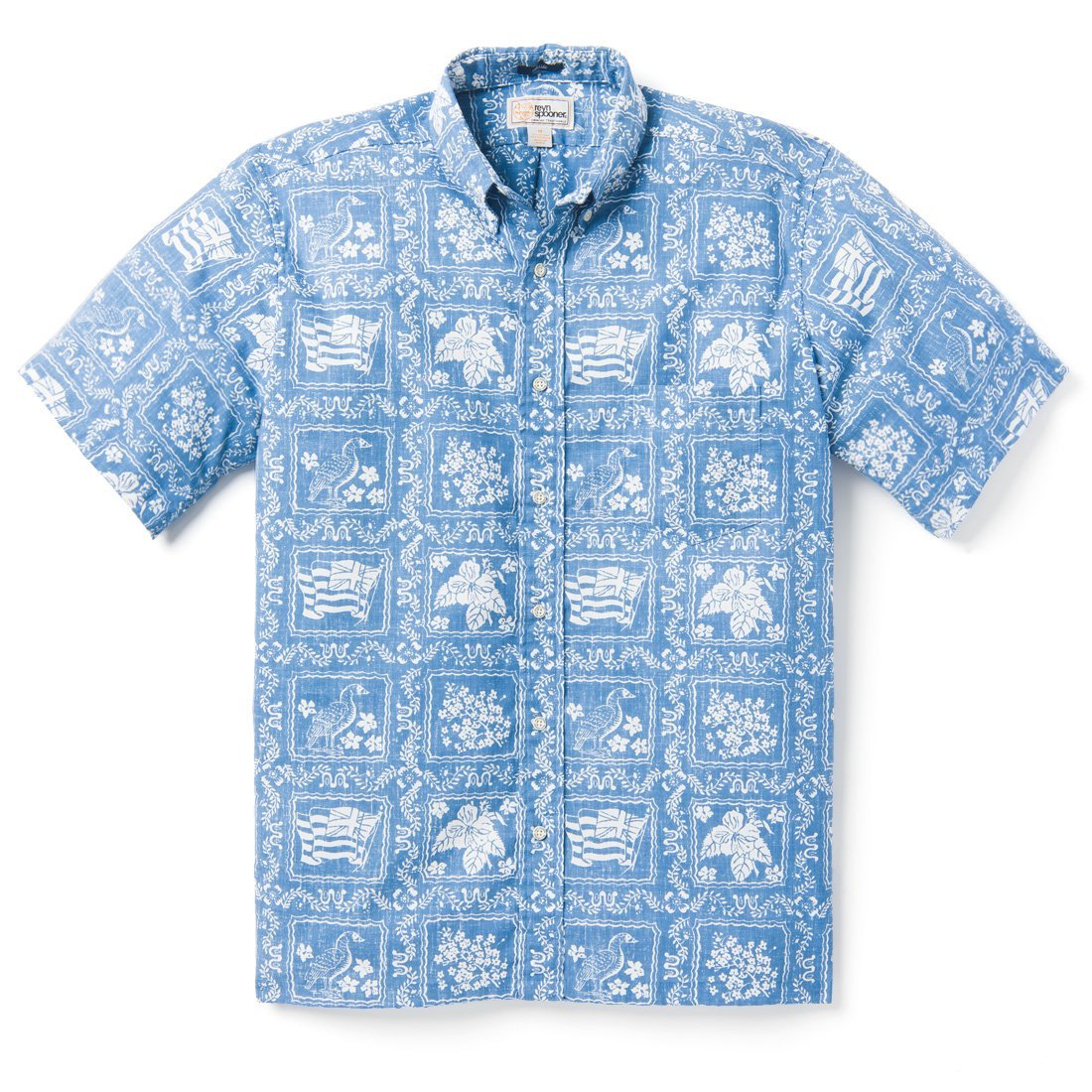 Reyn Spooner Lahaina Sailor Button Front Denim S  805766076326