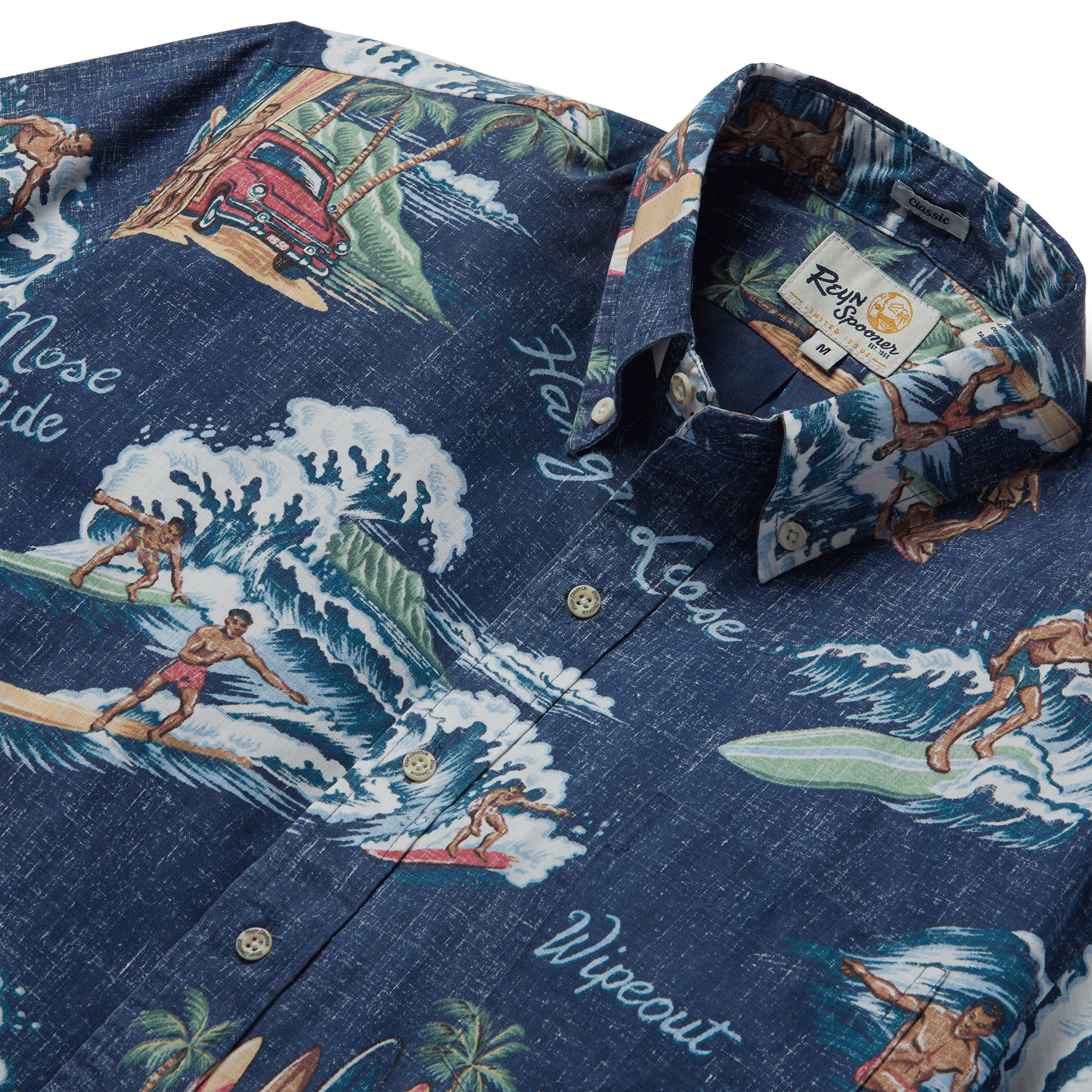 Reyn Spooner Waveriders Camp Shirt    