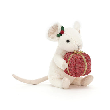 Jellycat Merry Mouse Present    