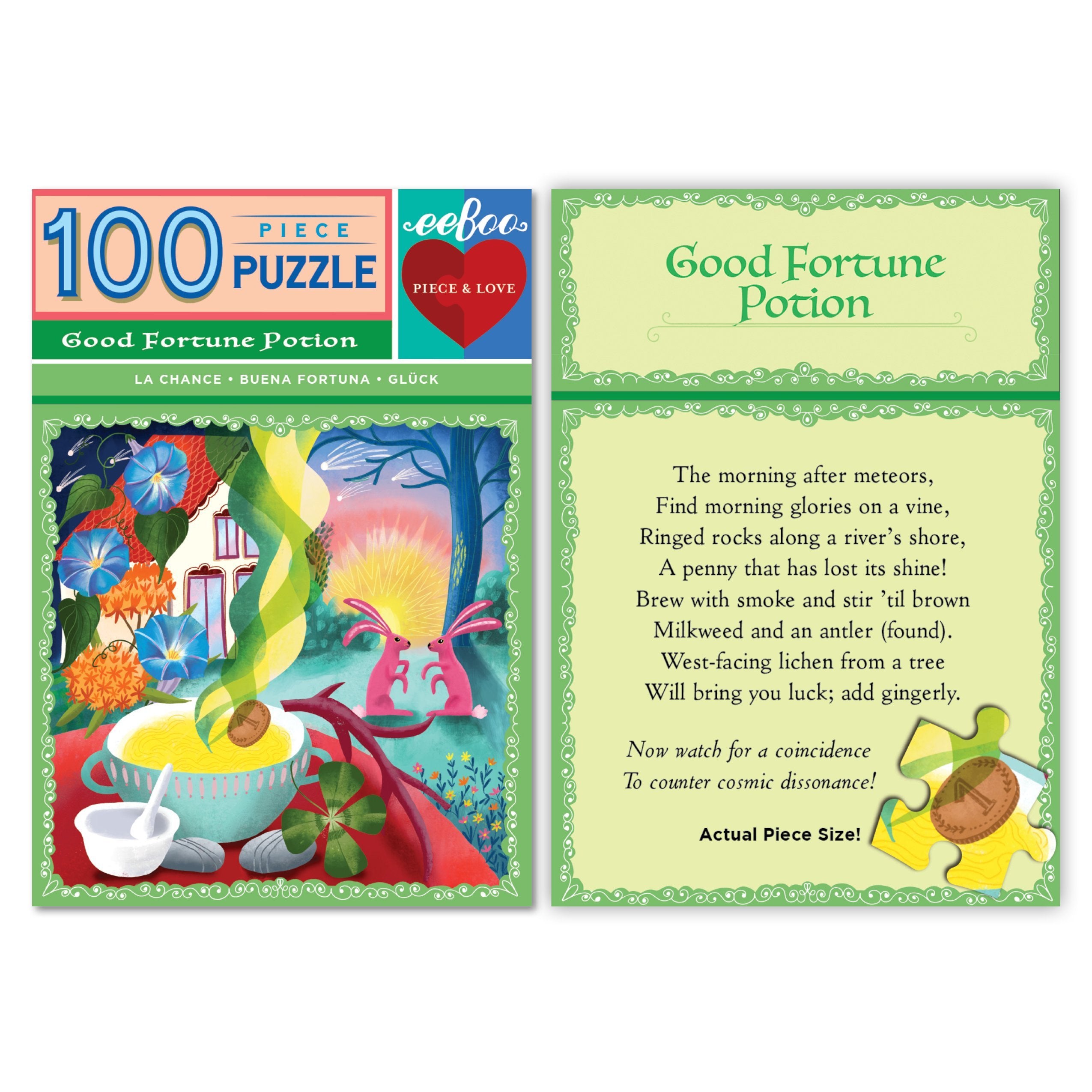 Good Fortune Potion 100 Piece Puzzle    