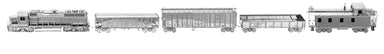 Metal Earth - Freight Train - Engine and 4 Cars    