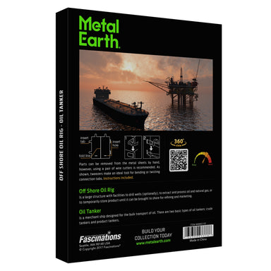 Metal Earth - Off Shore Oil Rig & Oil Tanker    
