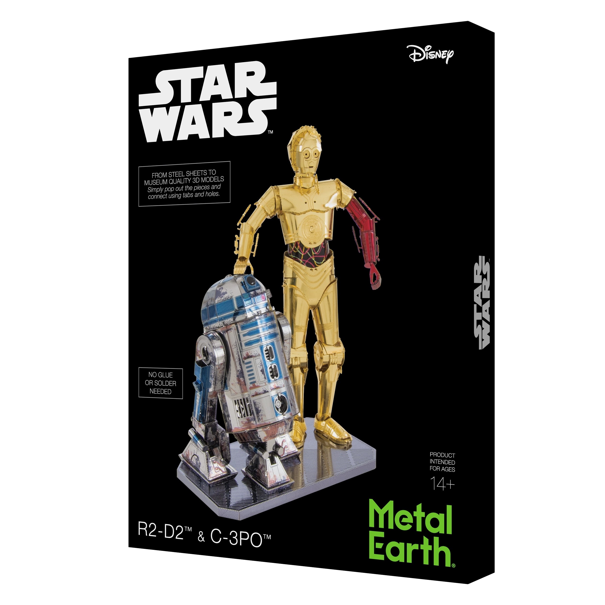 Metal Earth - R2-D2 and C-3PO    