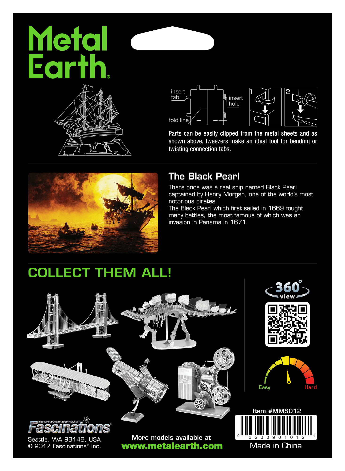 Metal Earth - The Black Pearl    