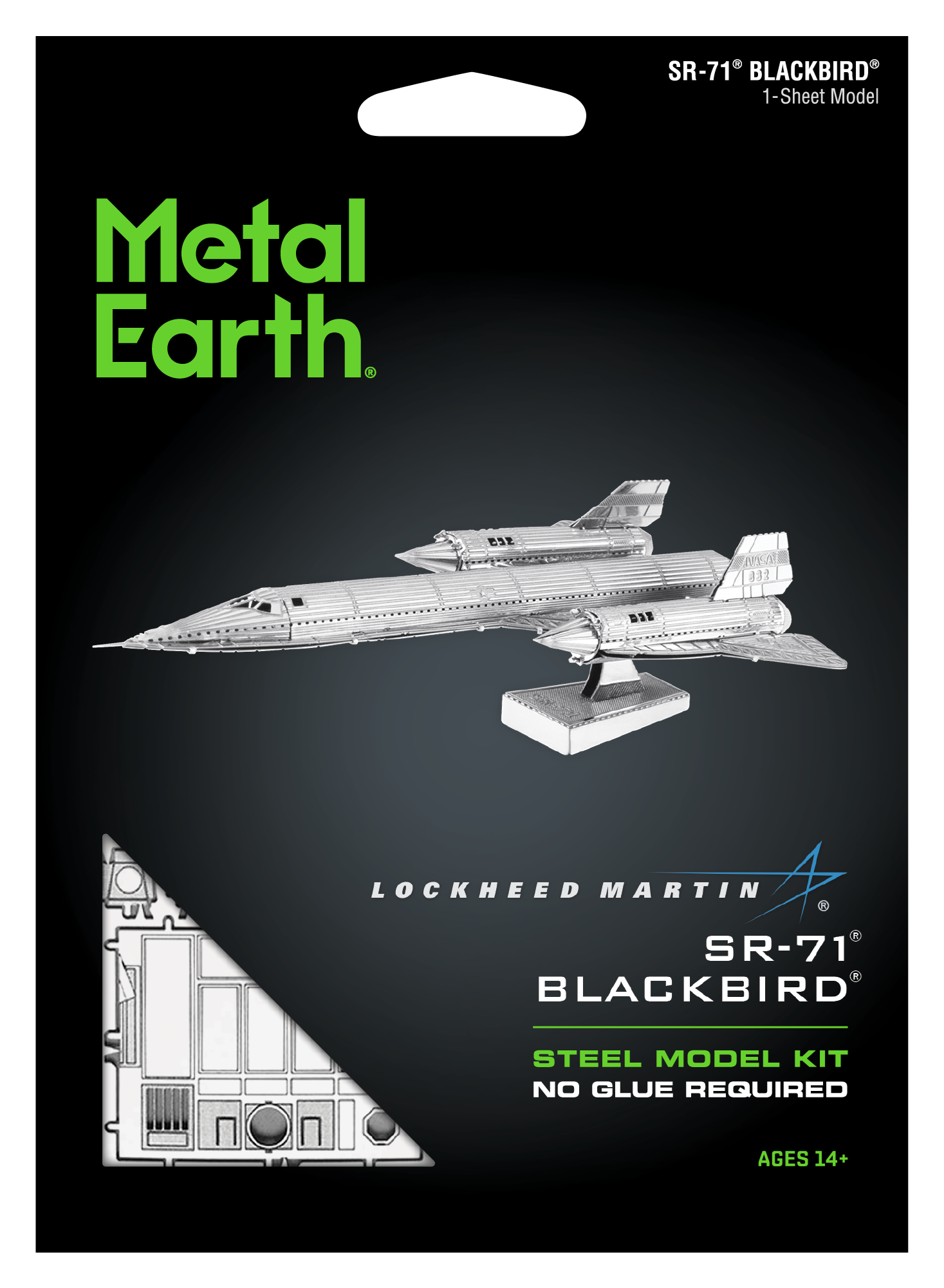 Metal Earth - SR-71 Blackbird    