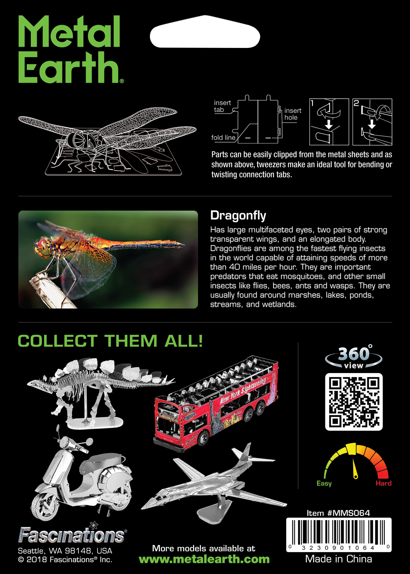 Metal Earth - Dragonfly    