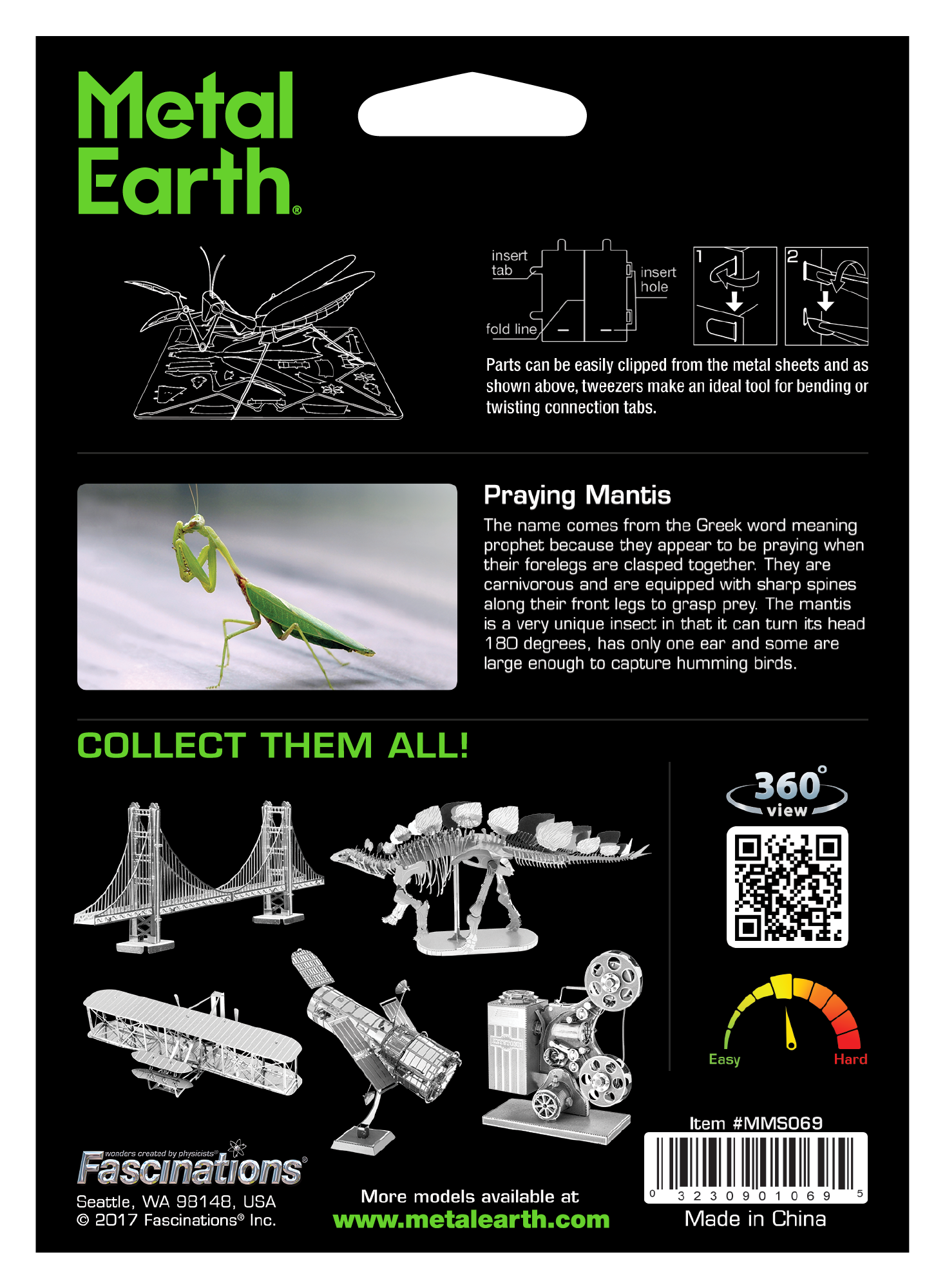 Metal Earth - Praying Mantis    