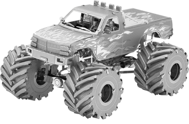 Metal Earth - Monster Truck With Flames    