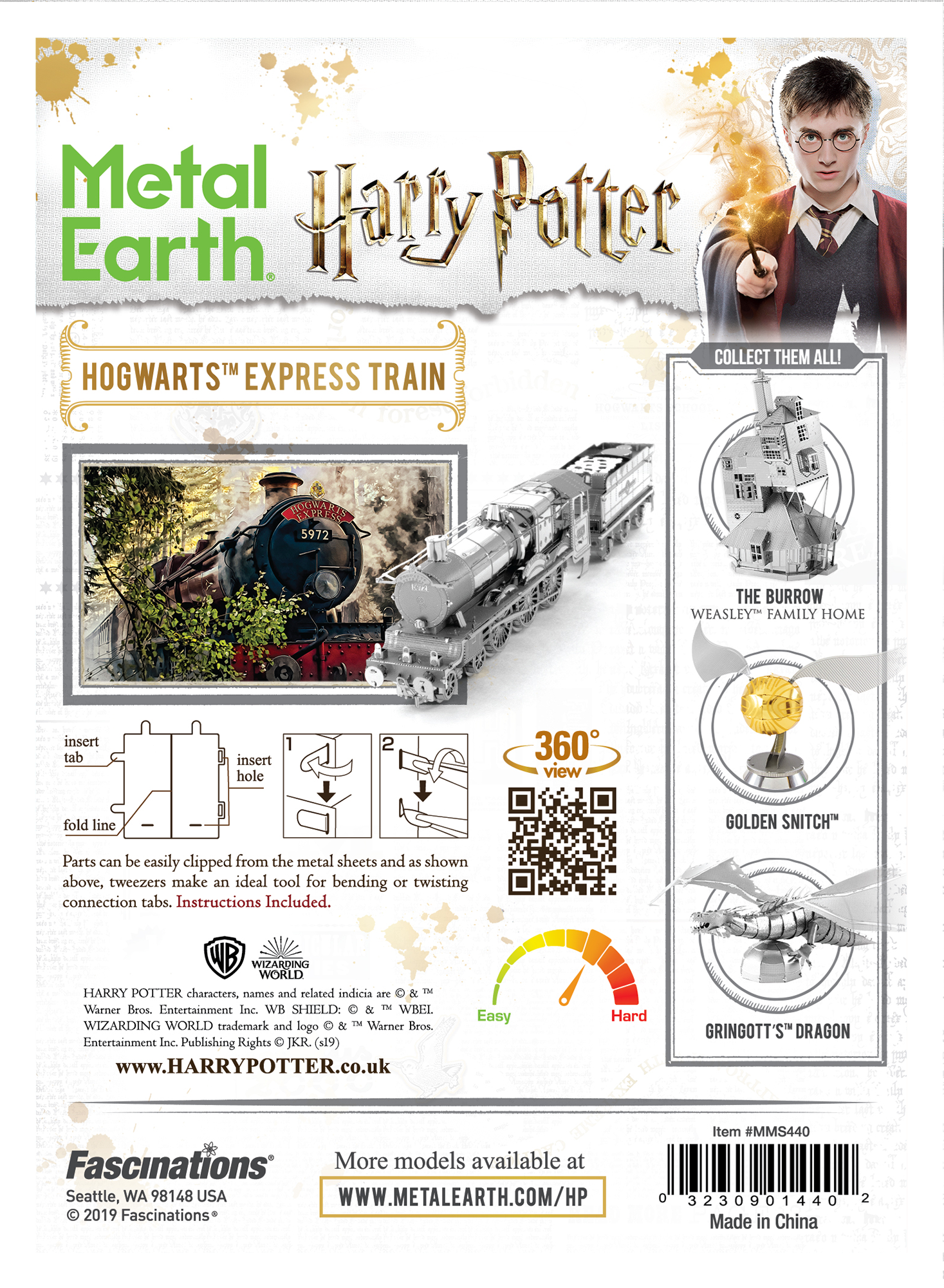 Metal Earth - Harry Potter Hogwarts Express Train    