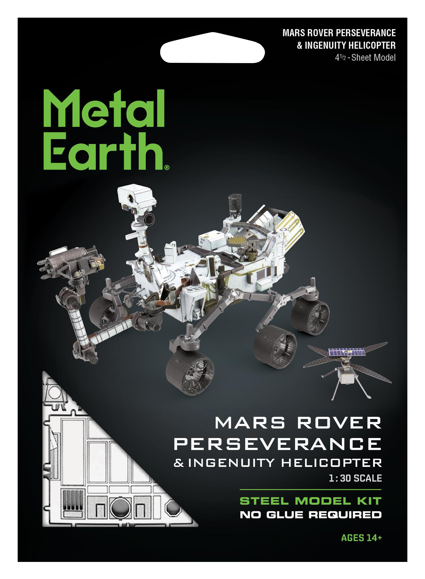 Metal Earth - Mars Rover Perseverance & Ingenuity Helicopter    