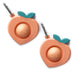 Pop Fidgety Mega Pop Keychain - Peach    