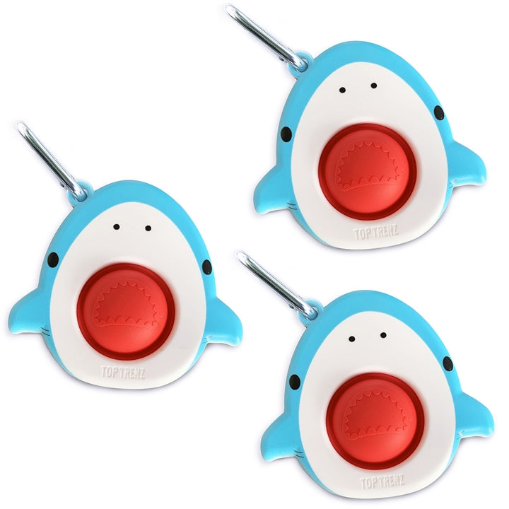 Pop Fidgety Mega Pop Keychain - Shark    