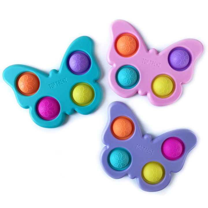 Pop Fidgety Mega Pop Butterfly - Green, Purple, or Pink    