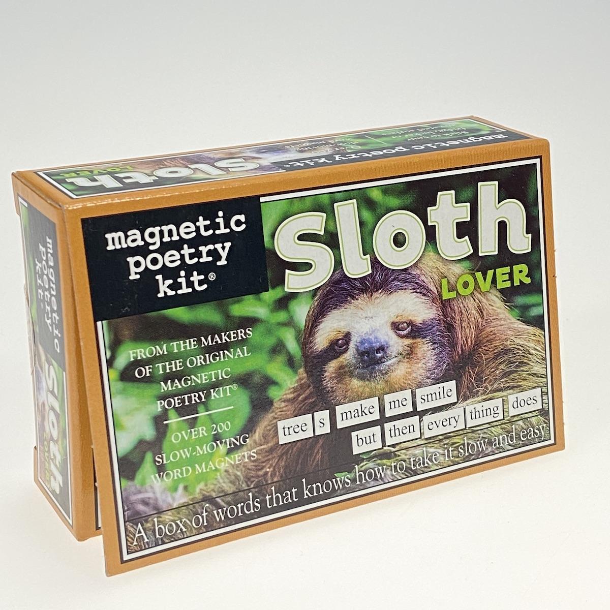 Magnetic Poetry - Sloth Lover    
