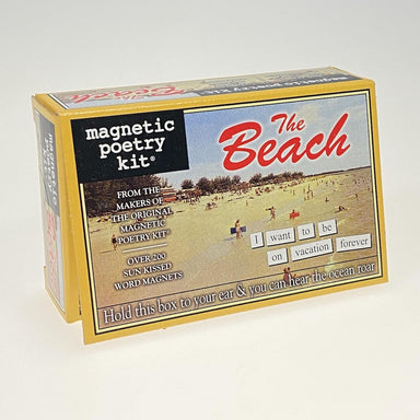 Magnetic Poetry - The Beach    
