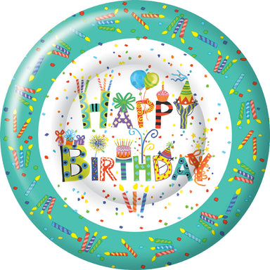 Happy Birthday - Salad or Dessert Plates    