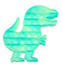 Pop Fidgety Dinosaur - Light Green or Dark Green    
