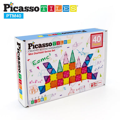 Picasso Tiles - 40 Piece Mini Diamond Series    
