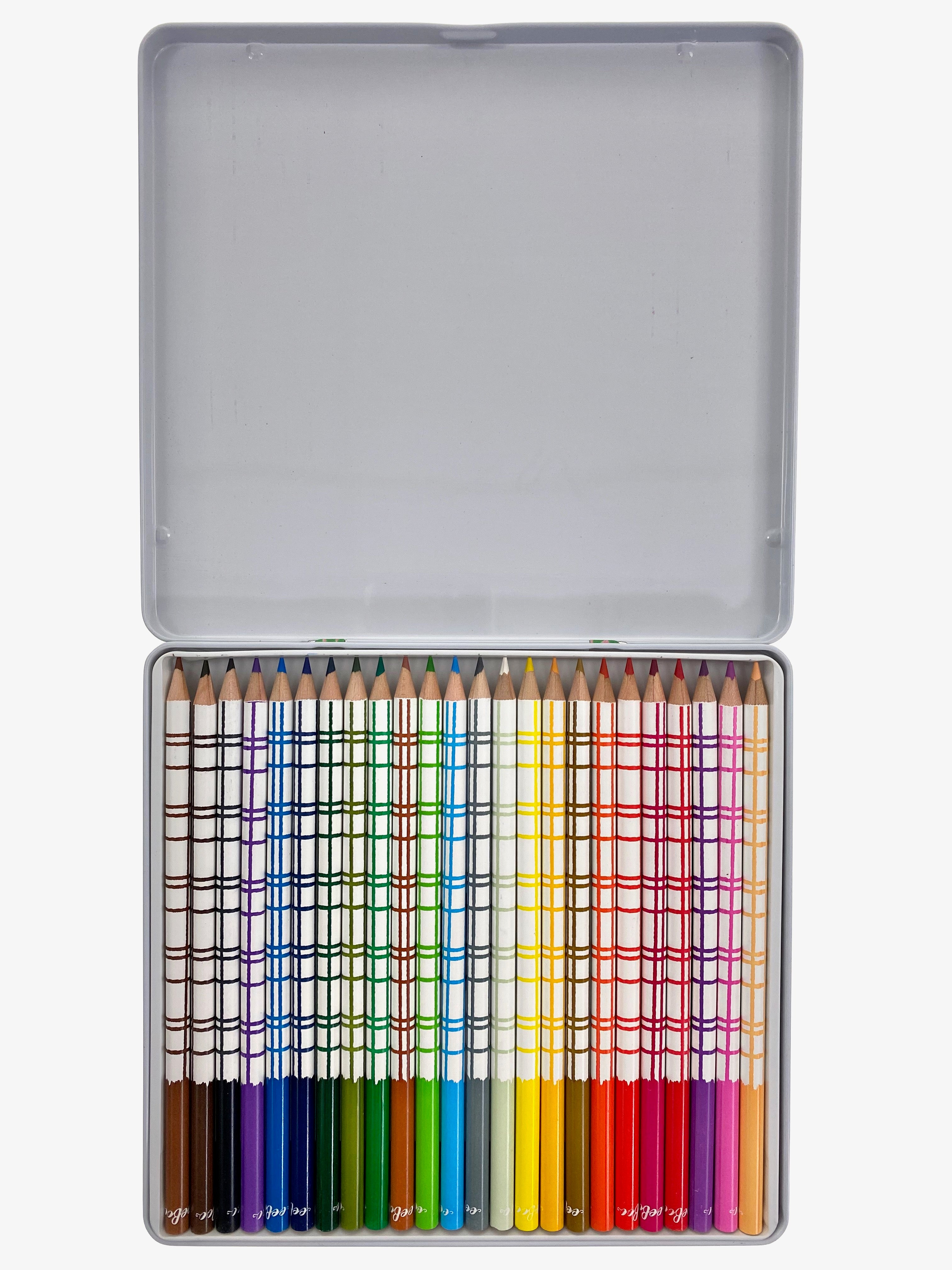 Eeboo 24 Water Color Pencils Squirrel & Bird    