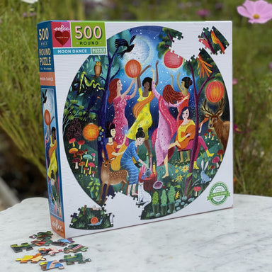 Moon Dance 500 Piece Round Puzzle    