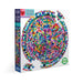Triangle Pattern 500 Piece Round Puzzle    