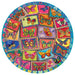 Vintage Butterflies 500 Piece Round Puzzle    