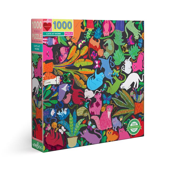 Cats At Work 1000 Piece Puzzle    