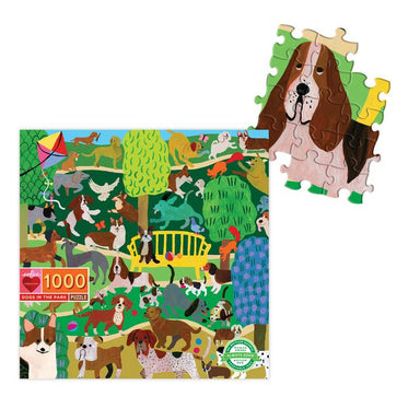 Dogs In The Park 1000 Piece Puzzle    