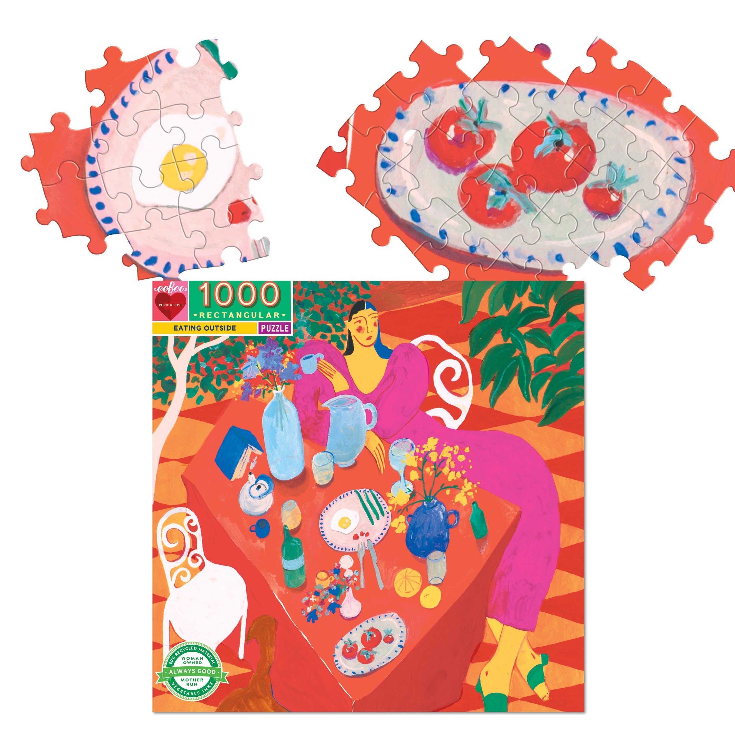 Eating Outside 1000 Piece Puzzle    