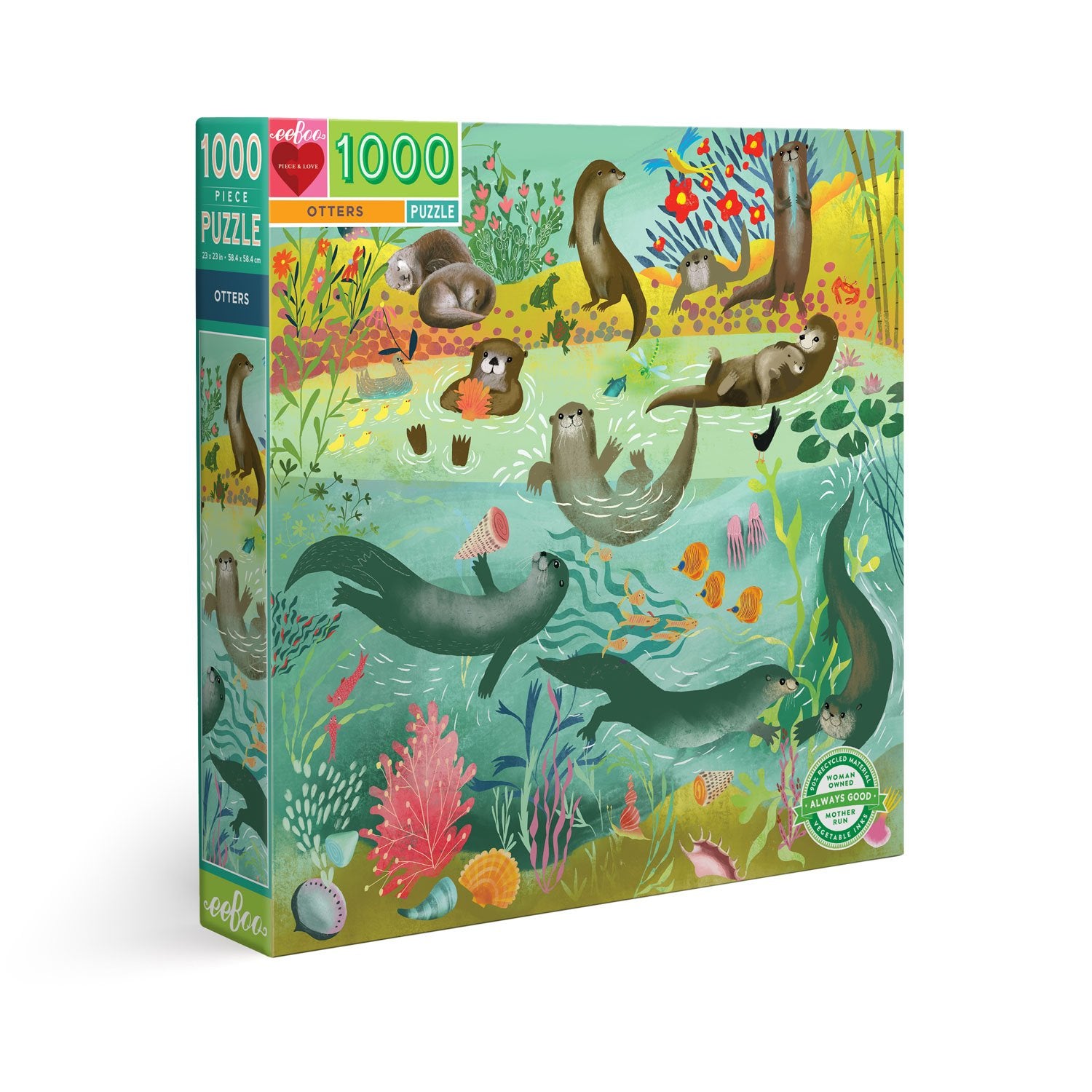 Otters 1000 Piece Puzzle    