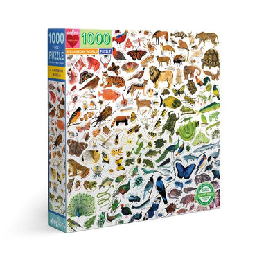 A Rainbow World 1000 Piece Puzzle    