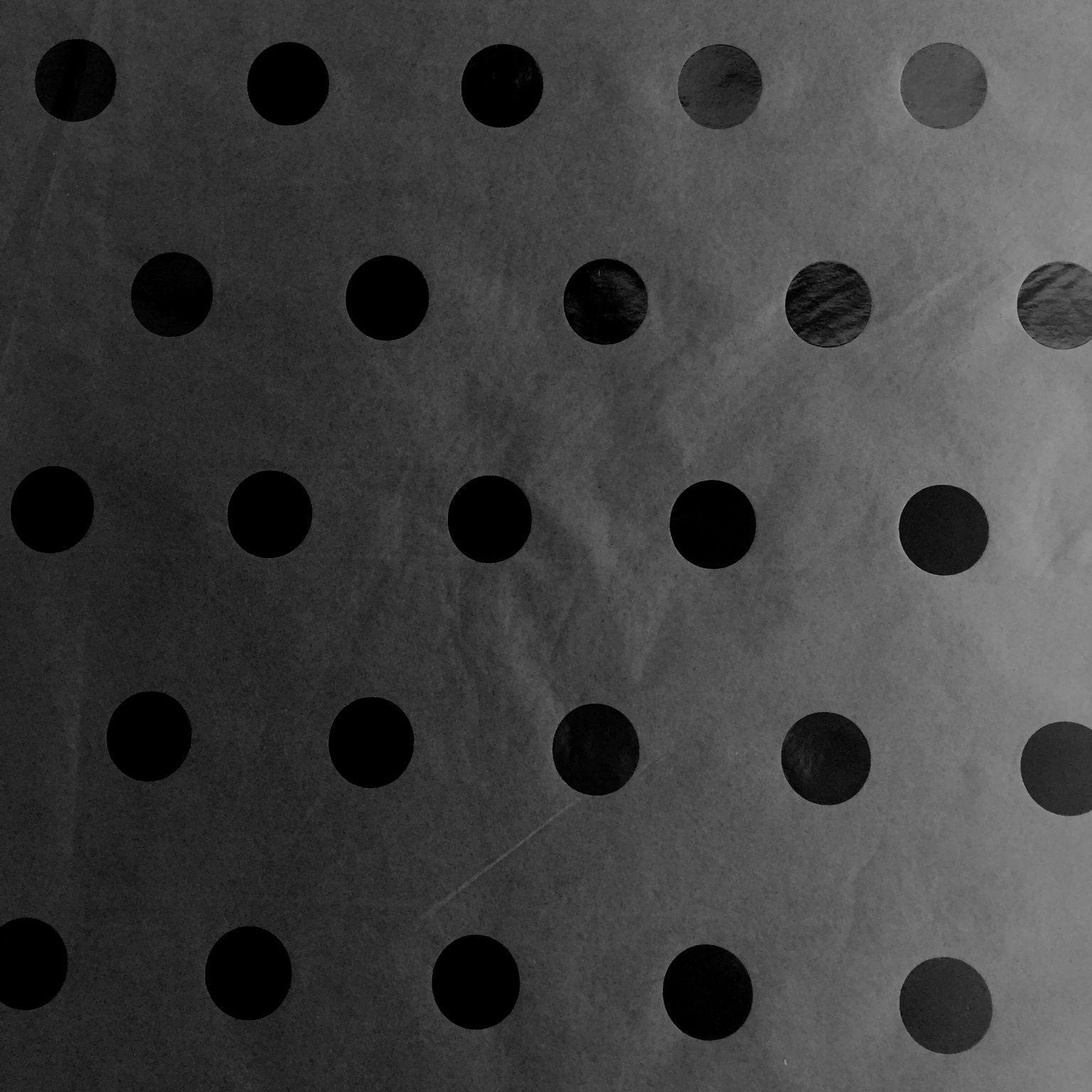 Tissue Paper - Black on Black Dots    