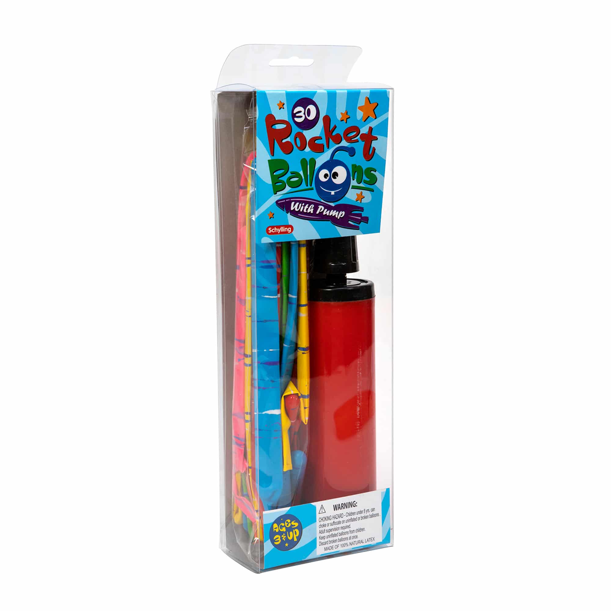 Rocket Balloons With Pump    