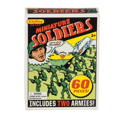 Miniature Soldiers - 60 Pieces, 2 Armies    