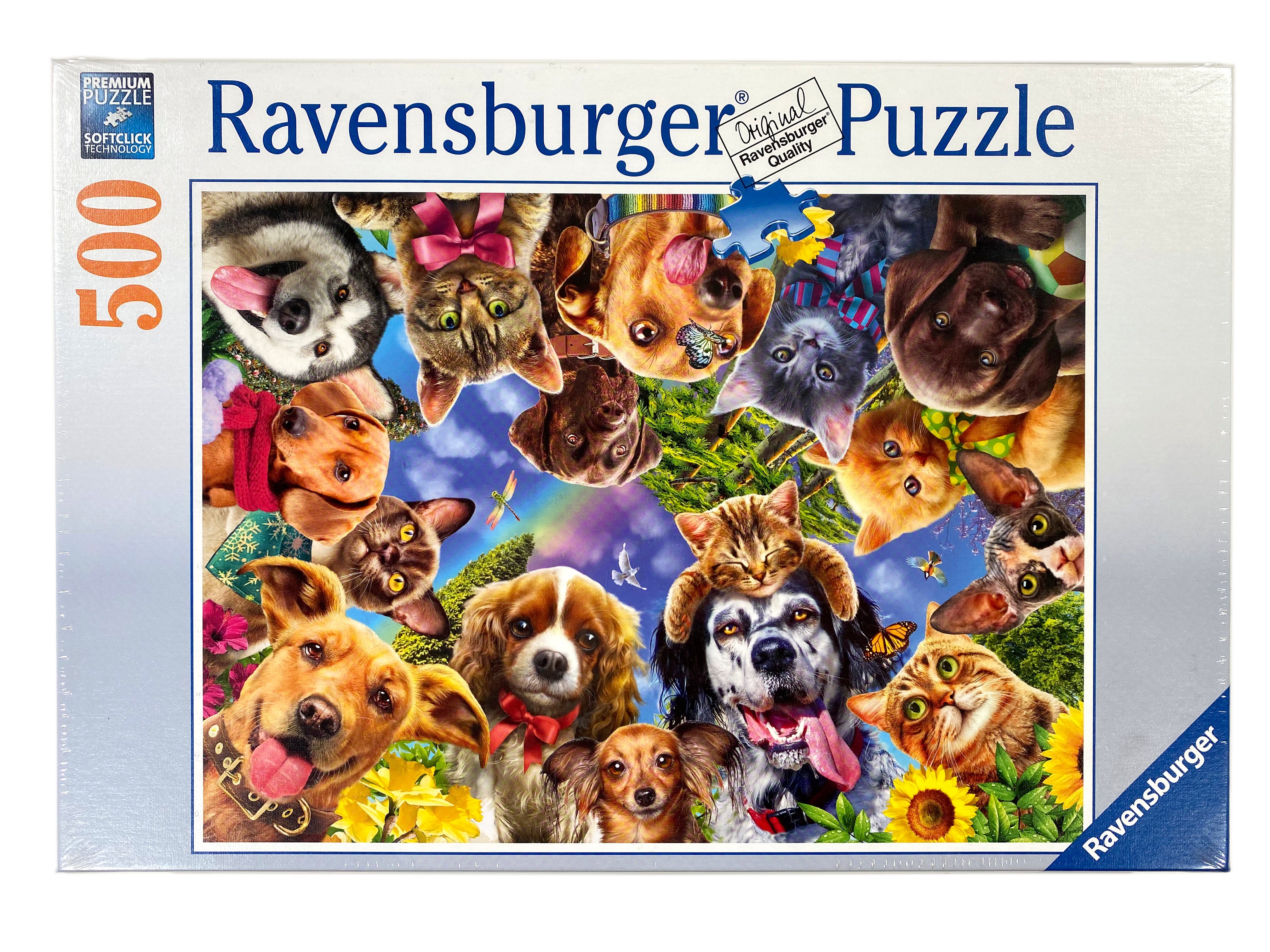 Animal Selfie 500 Piece Puzzle    