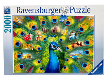 Land of the Peacock 2000 Piece Puzzle