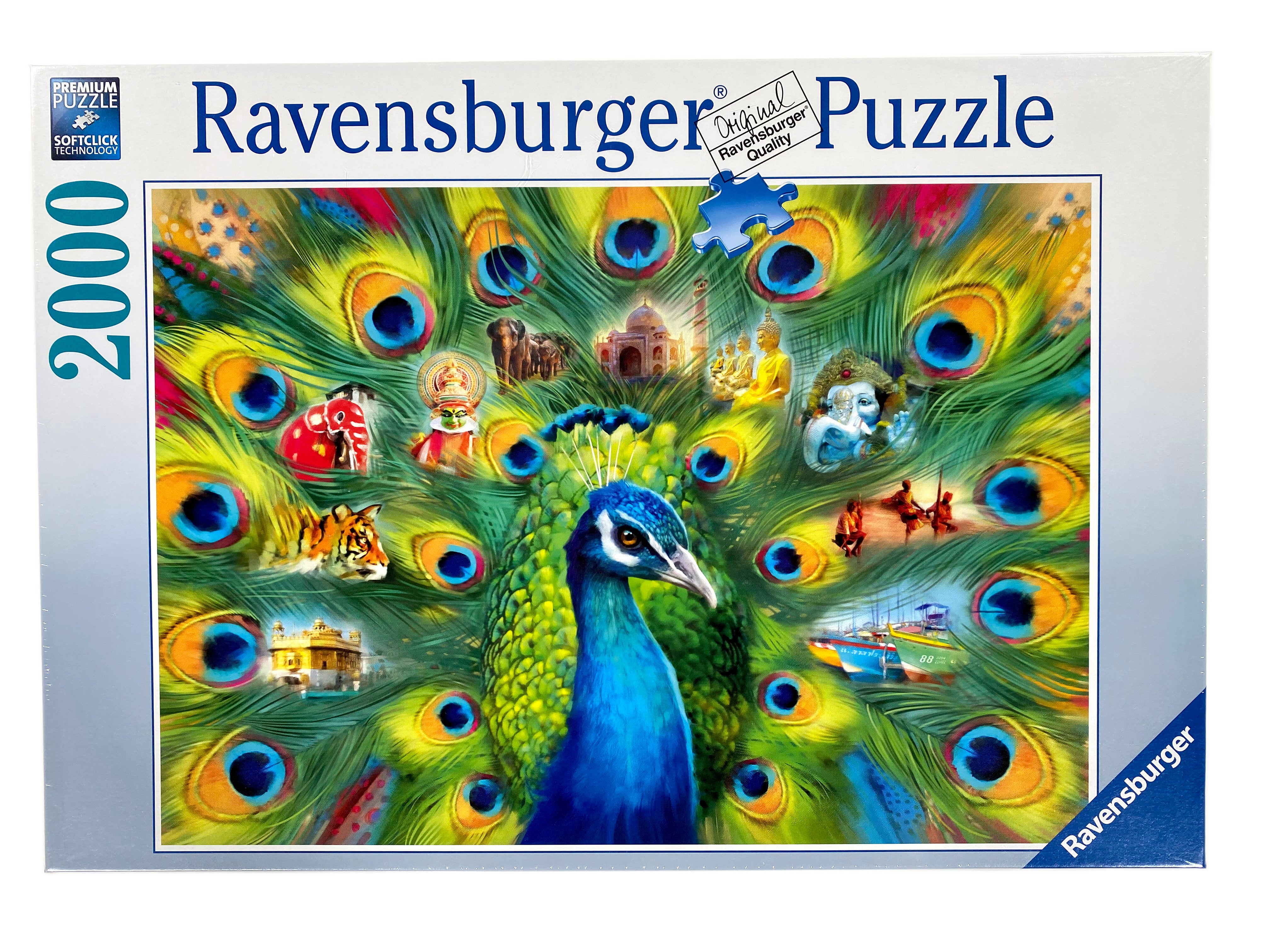 Land of the Peacock 2000 Piece Puzzle