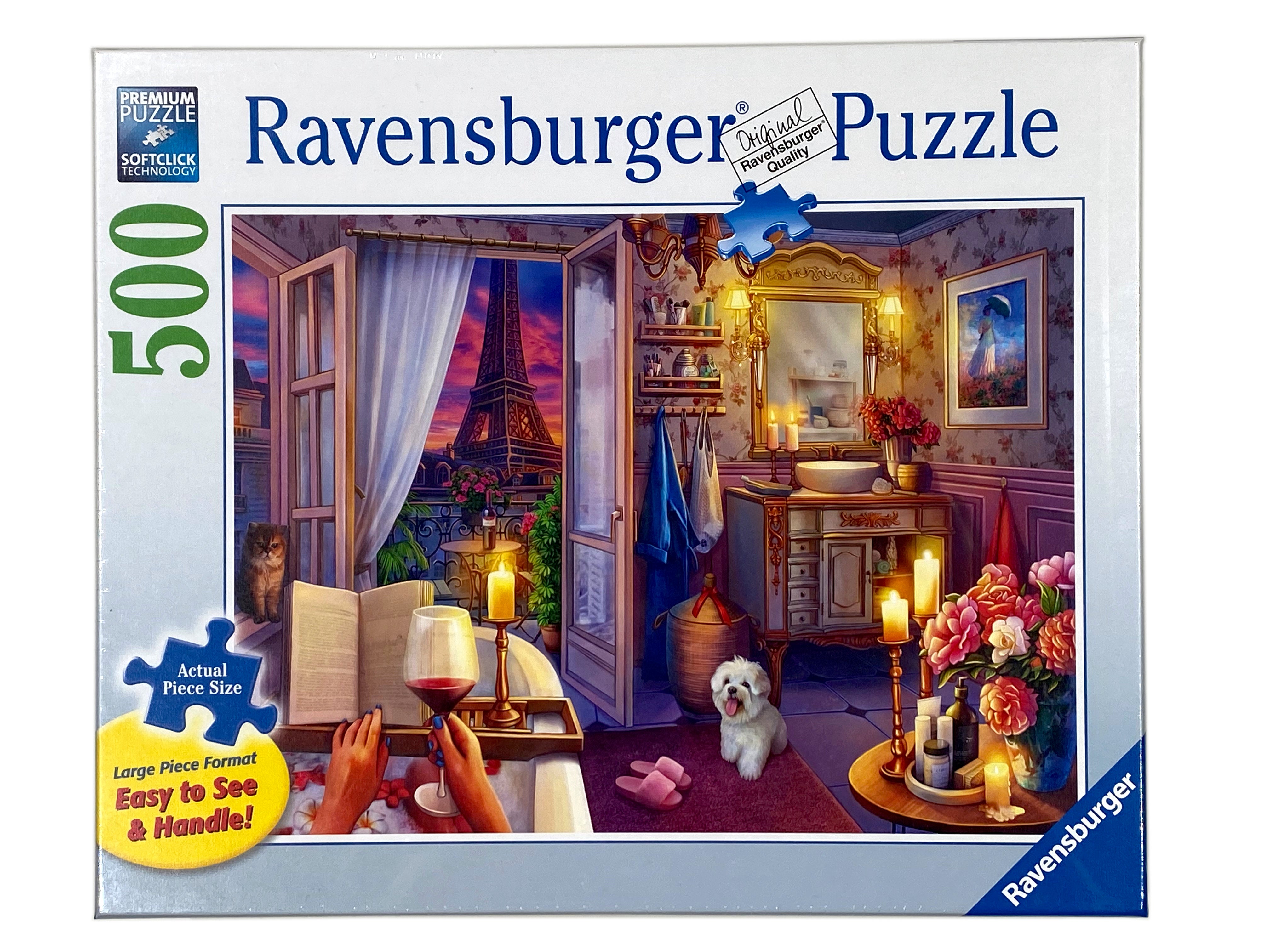 Cozy Bathroom 500 Piece Large Format Puzzle    