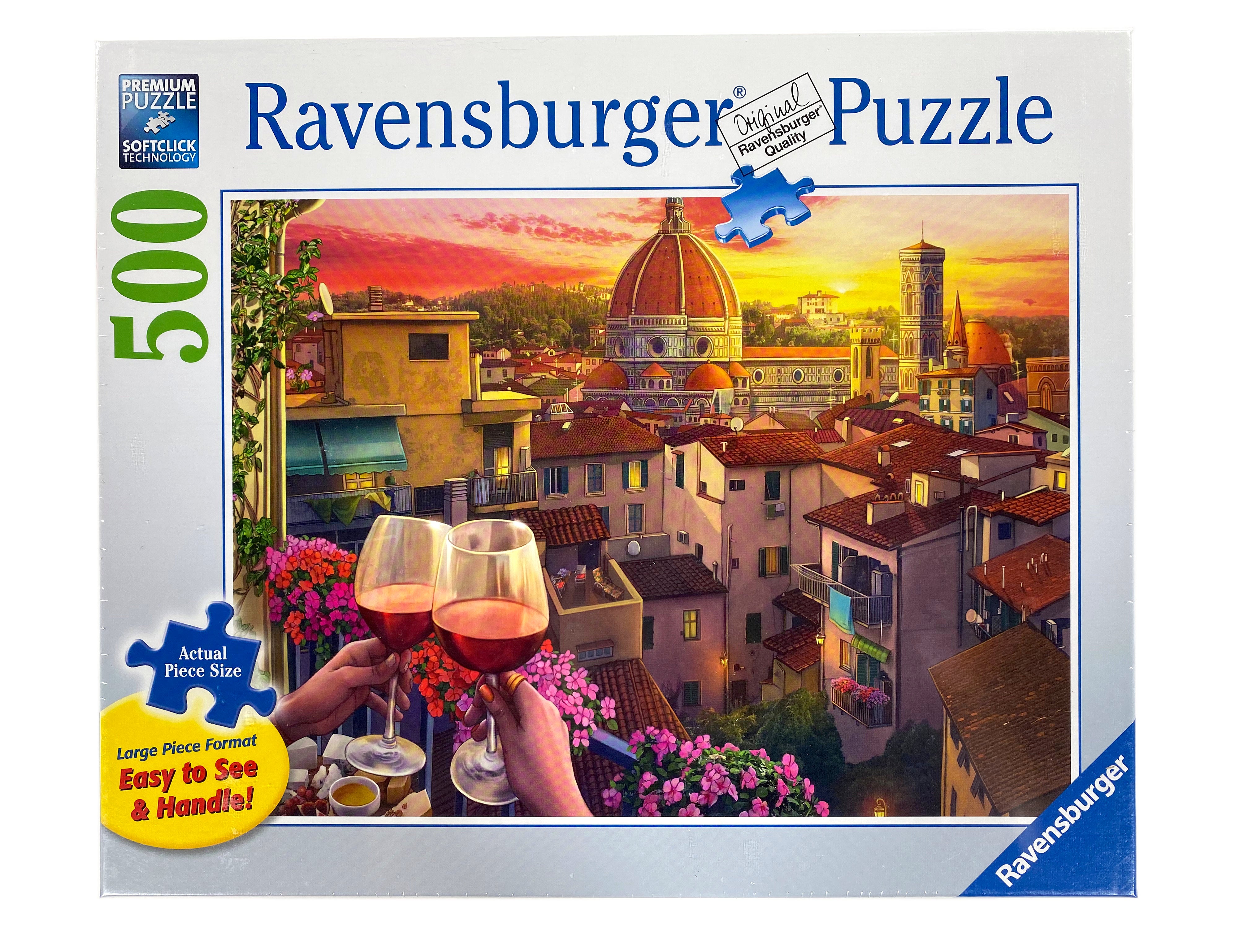 Cozy Wine Terrace 500 Piece Large Format Puzzle    