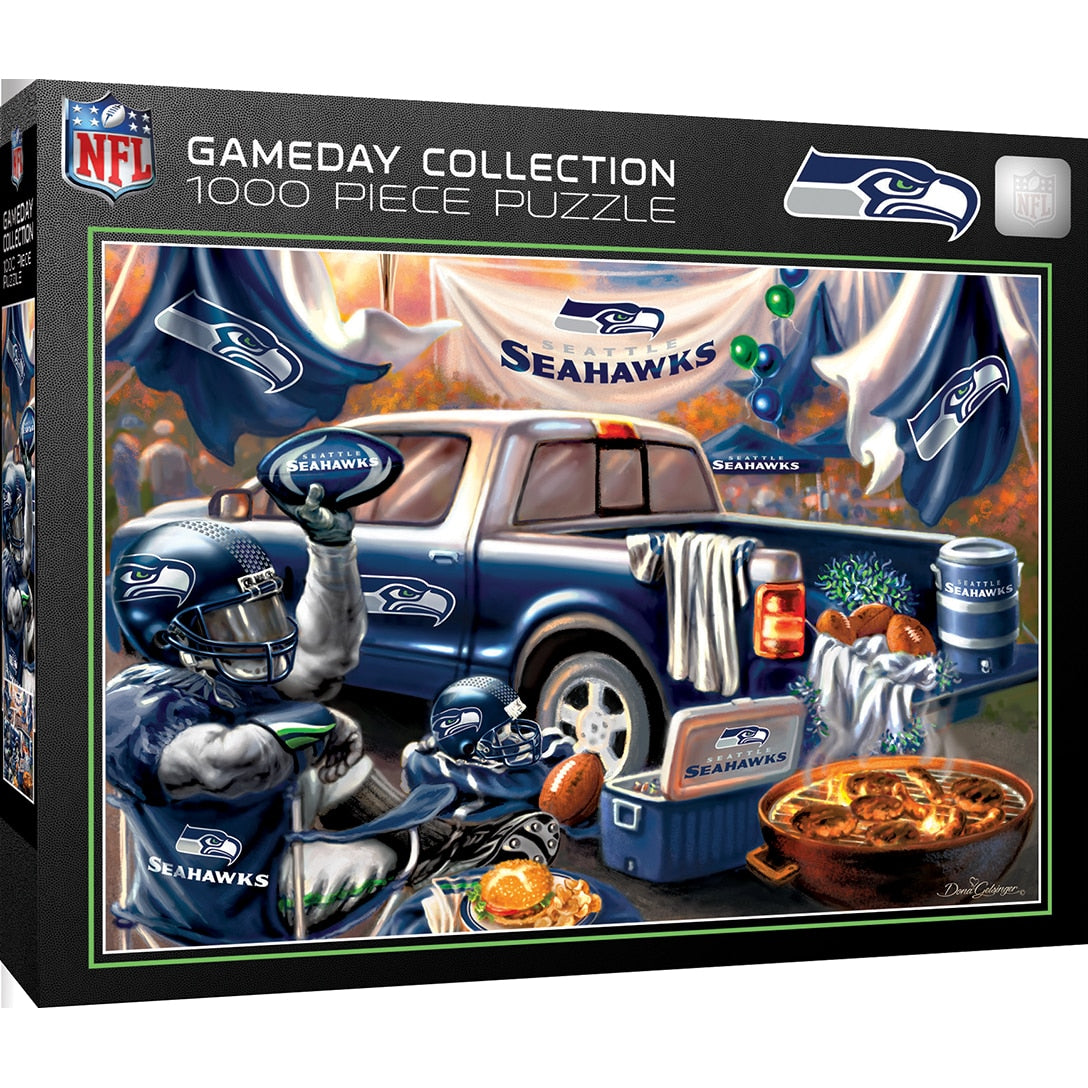 Seattle Seahawks Gameday 1000 Piece Puzzle    