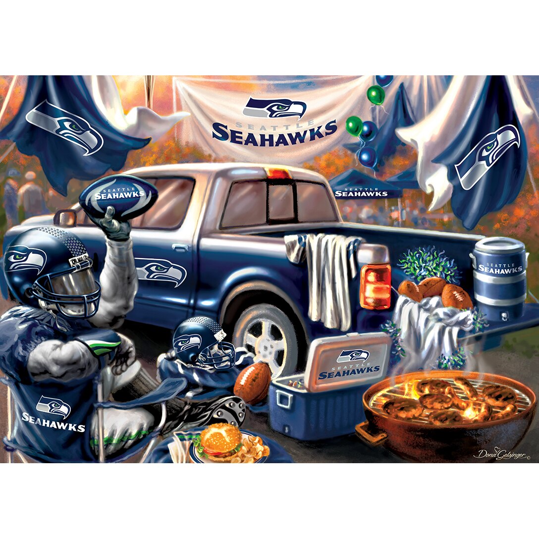 Seattle Seahawks Gameday 1000 Piece Puzzle    