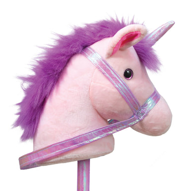 Starlight Unicorn Hobby Horse With Color Changing Light Up Horn    