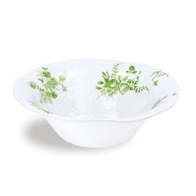 Bunny Toile Melamine Large Serving Bowl    