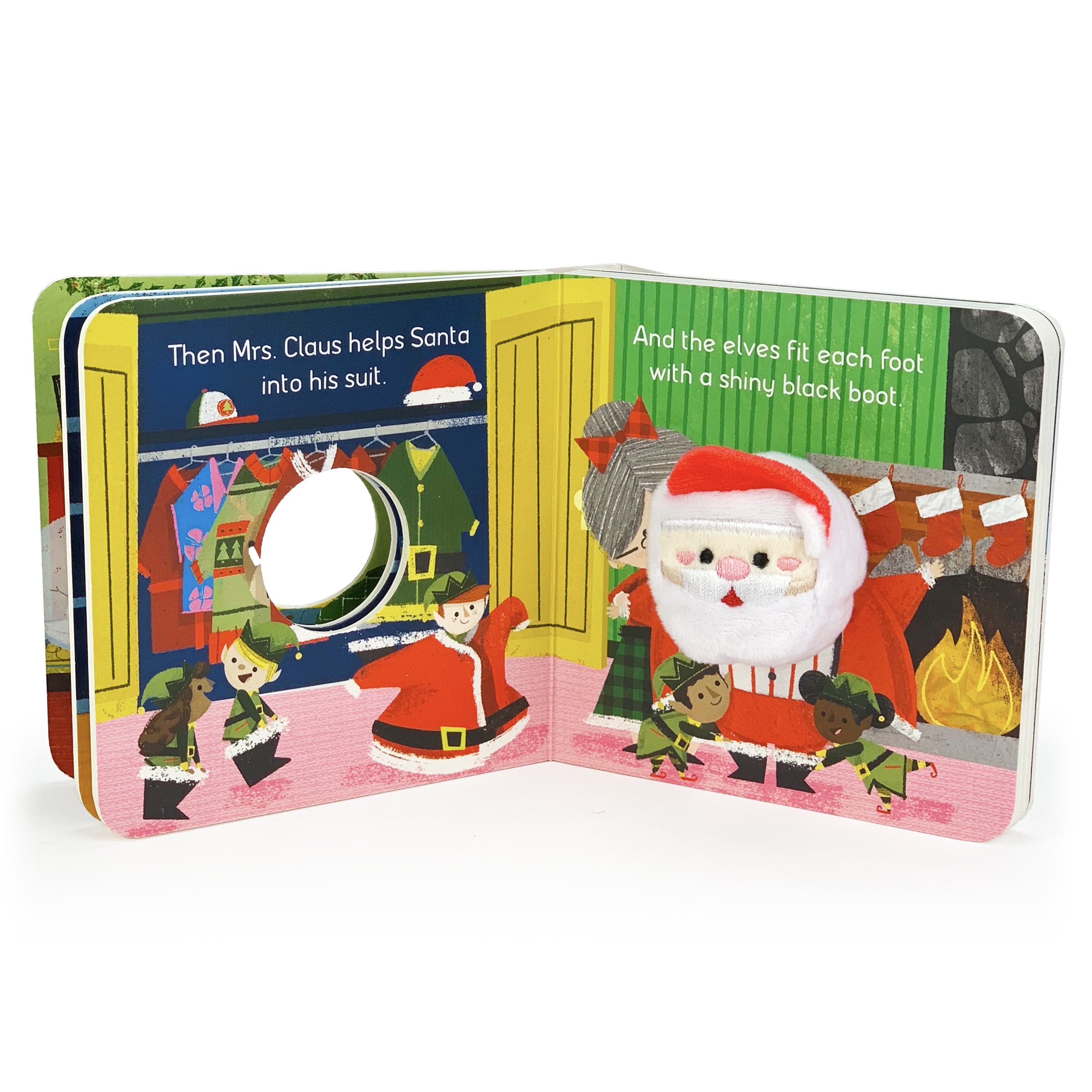 Santa's Big Day! - Finger Puppet Book    