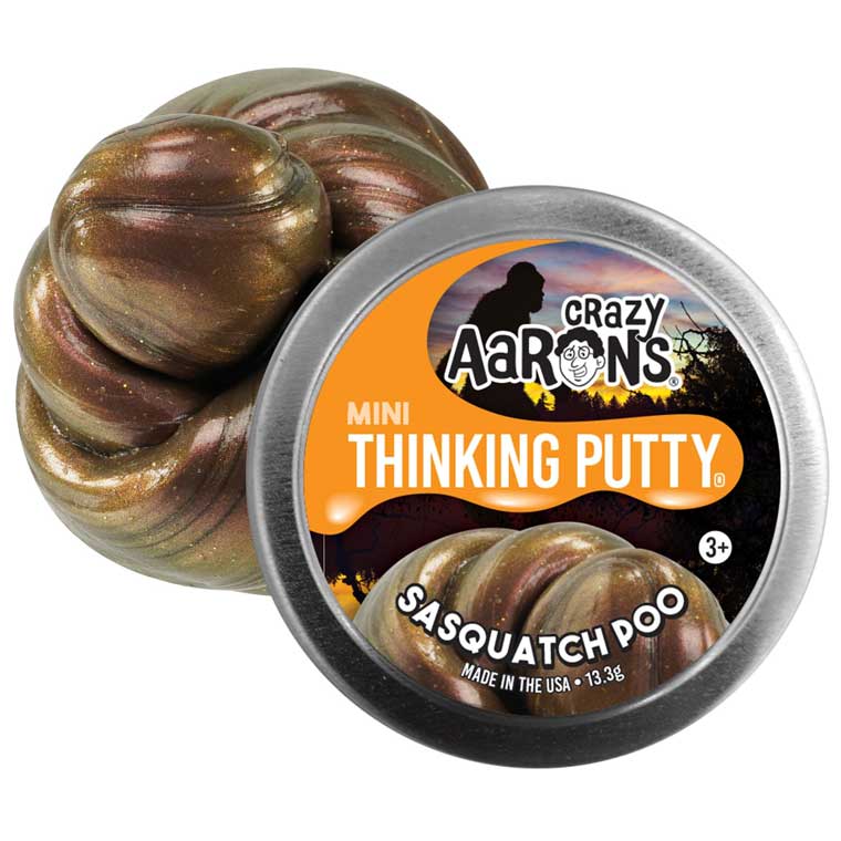 Crazy Aaron's Sasquatch Poo - Mini Thinking Putty    