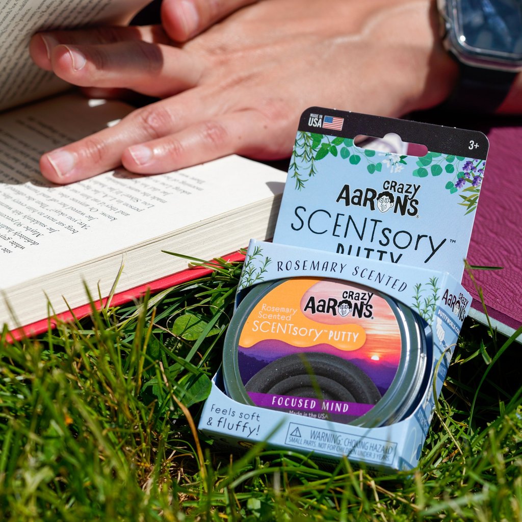 Crazy Aaron's Focused Mind - Rosemary Scented Thinking Putty    