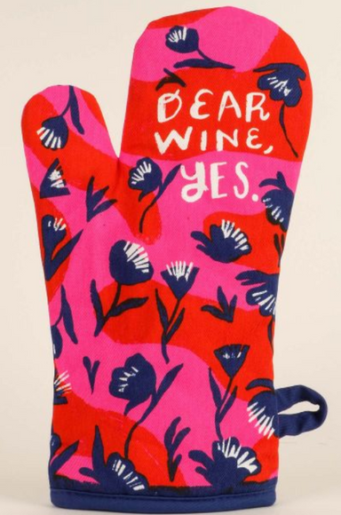 Blue Q Oven Mitt - Dear Wine, Yes.    