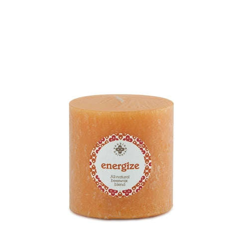 Seeking Balance Pillar Candle - 3"x3" Energize    