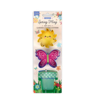 Spring Fling Set of 3 Garden Cookie Cutters    