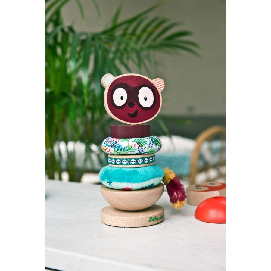 Lilliputiens Georges Lemur Stacking Pyramid    